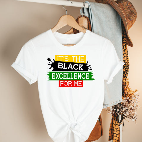 The Black Excellence For Me | Short Sleeve Shirt