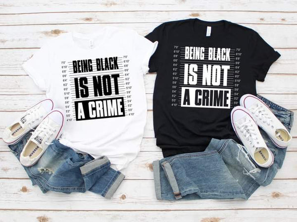 Being Black is Not a Crime | Short Sleeve Shirt
