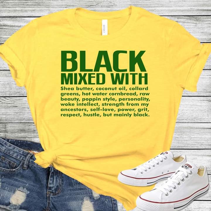 Black Mixed With... | Short Sleeve Shirt