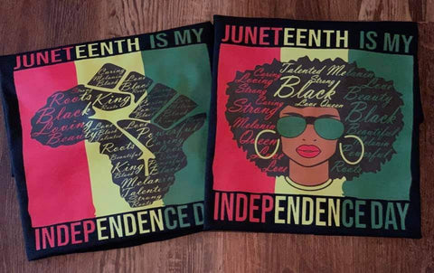 Juneteenth is my Juneteenth is My Independence Day |Short Sleeve Shirt Day