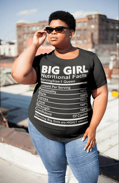 Big Girl Nutritional Facts | Short Sleeve Shirt