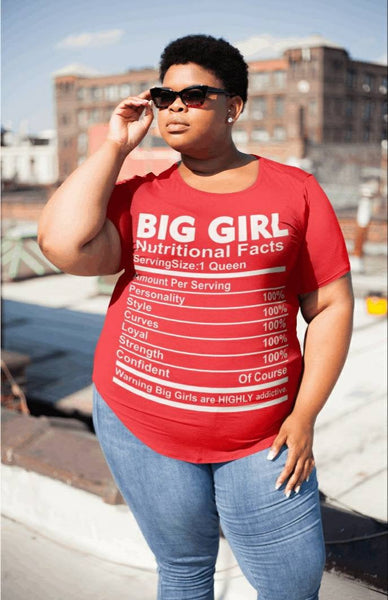Big Girl Nutritional Facts | Short Sleeve Shirt