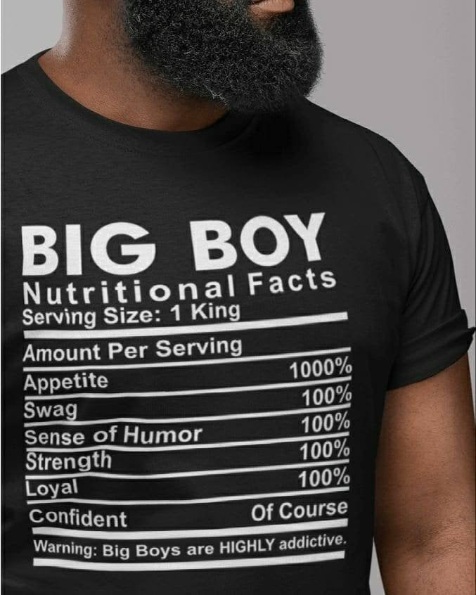 Big Boy Nutritional Facts | Short Sleeve Shirt