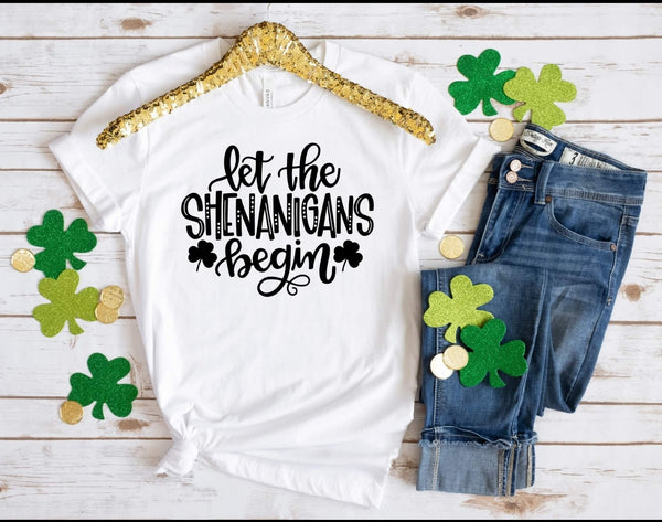 Let the Shenanigans Begin Short Sleeve Shirt
